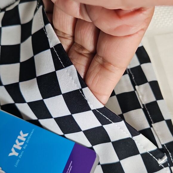 Black and White Checkered Golf Pants - Picture 16 of 16